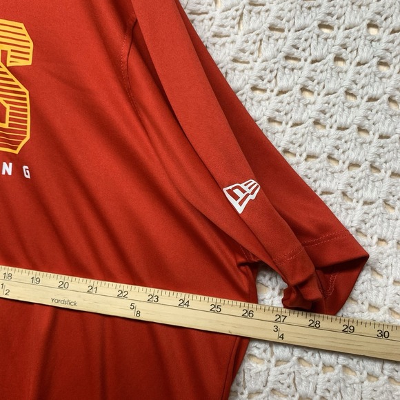 Kansas City Chiefs Men's T-Shirt Tee 2XL‎ Red New Era NFL Combine Authentic - Picture 5 of 9